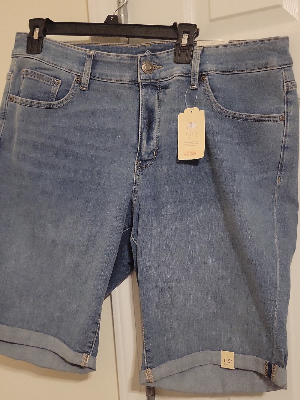 ST JOHN'S BAY Jean Bermuda Shorts Size 18W
